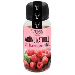 Arôme alimentaire naturel de framboise 50 ml - Patisdecor