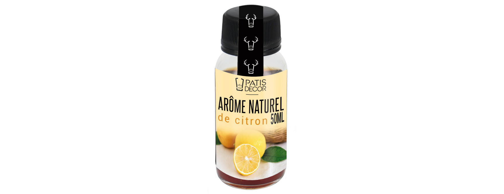 Arôme alimentaire naturel de citron 50 ml - Patisdecor