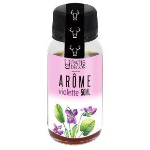 Arôme alimentaire naturel de violette 50 ml - Patisdecor
