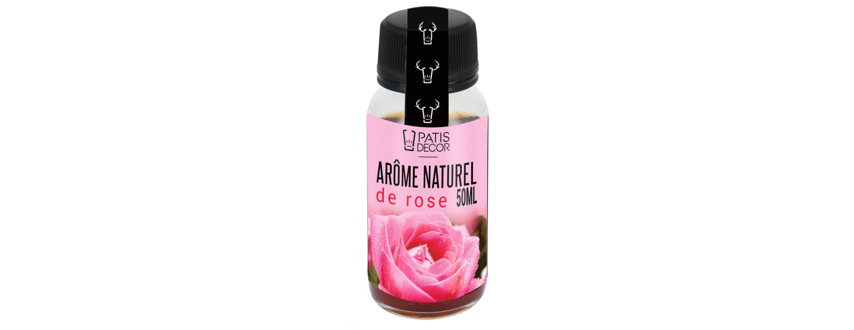 Arôme alimentaire naturel de rose 50 ml - Patisdecor