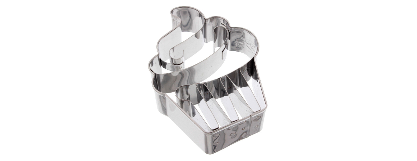Emporte-pièce en inox cupcake 9 cm - Birkmann