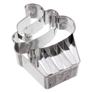 Emporte-pièce en inox cupcake 9 cm - Birkmann Emporte-pièce en inox cupcake 9 cm - Birkmann