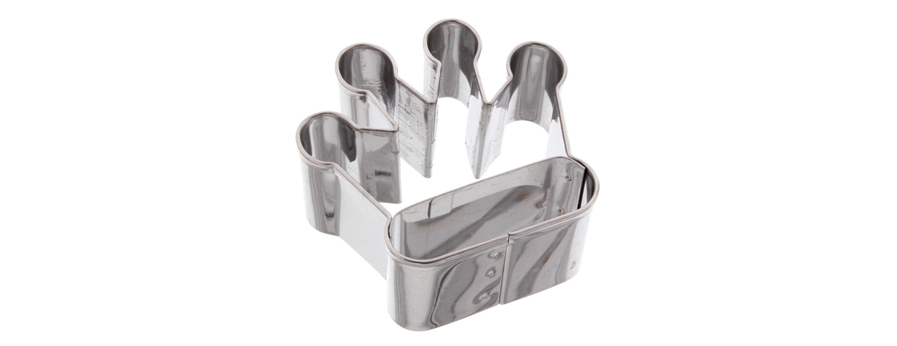 Emporte-pièce en inox couronne 5 cm - Birkmann