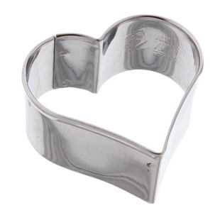 Emporte-pièce en inox coeur 4,5 cm - Birkmann