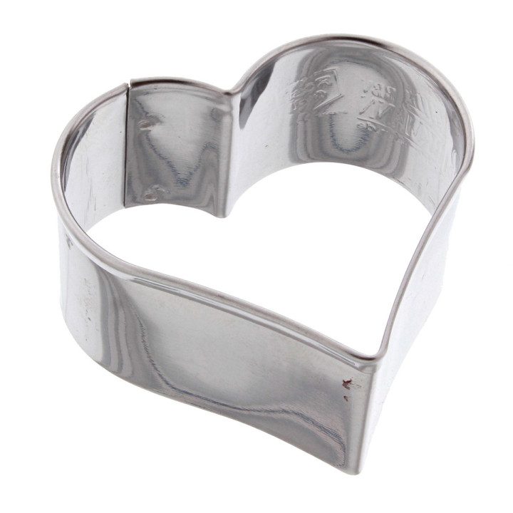 Emporte-pièce en inox coeur 4,5 cm - Birkmann