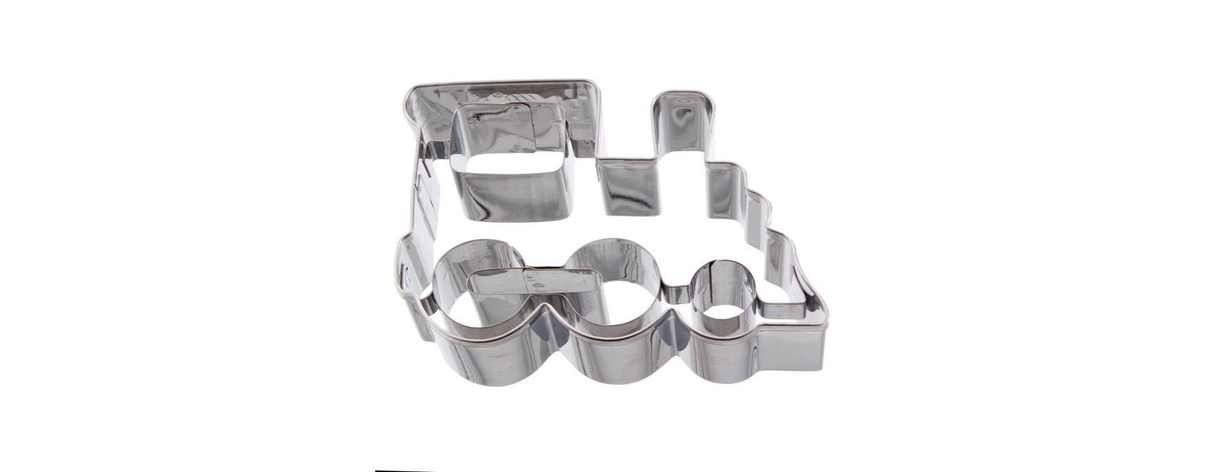 Emporte-pièce en inox locomotive 8 cm - Birkmann