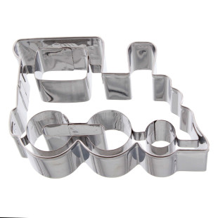 Emporte-pièce en inox locomotive 8 cm - Birkmann Emporte-pièce en inox locomotive 8 cm - Birkmann