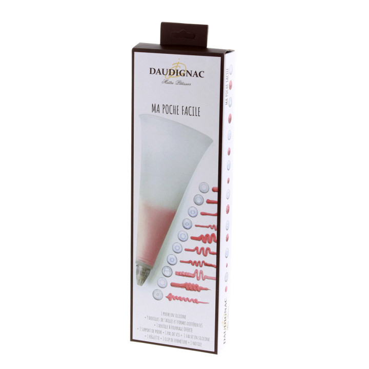 Poche facile silicone marron - Daudignac