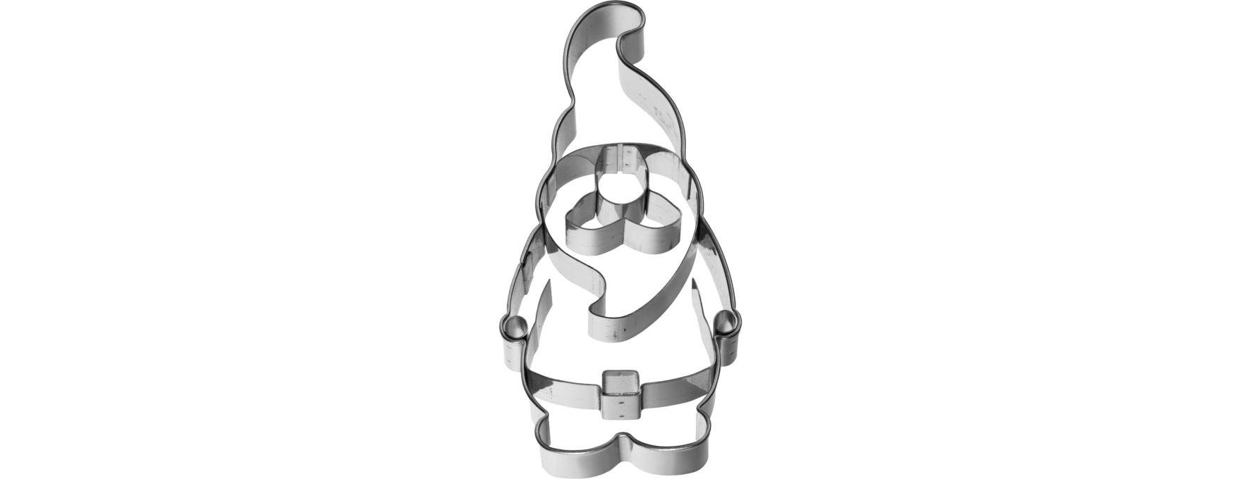 Emporte-pièce en inox de Noël : gnome de Noël 9 cm - Birkman