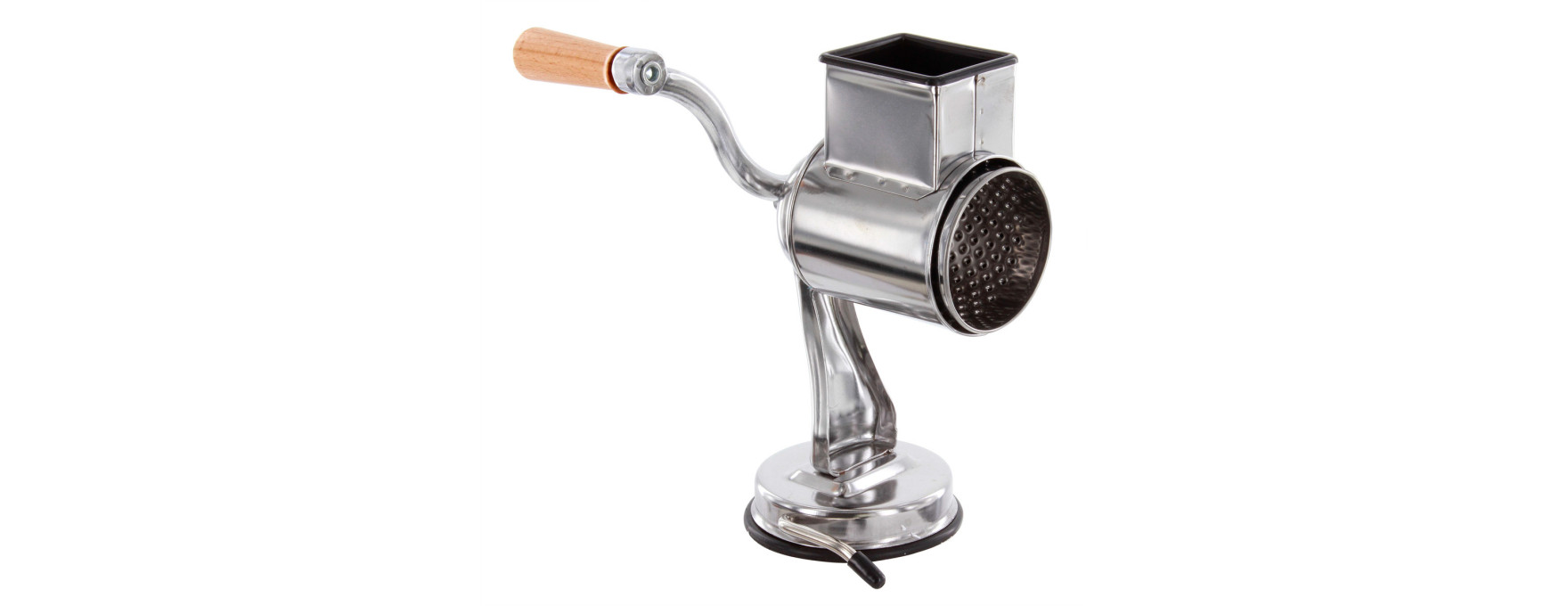 Rape inox 4 tambours fixation ventouse - La Bonne Graine