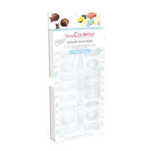 Moule à chocolat en plastique rigide 20 empreintes Fritures Moule à chocolat en plastique rigide 20 empreintes Fritures
