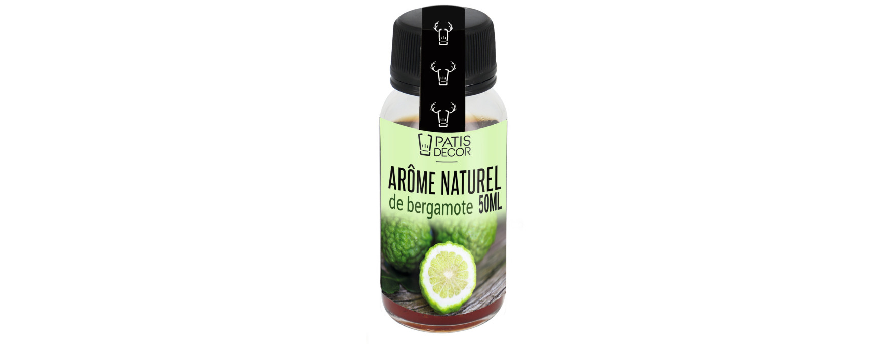 Arôme alimentaire naturel de bergamote 50 ml - Patisdecor