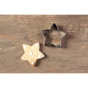 Emporte-pièce en inox étoile 6 cm - Alice Délice