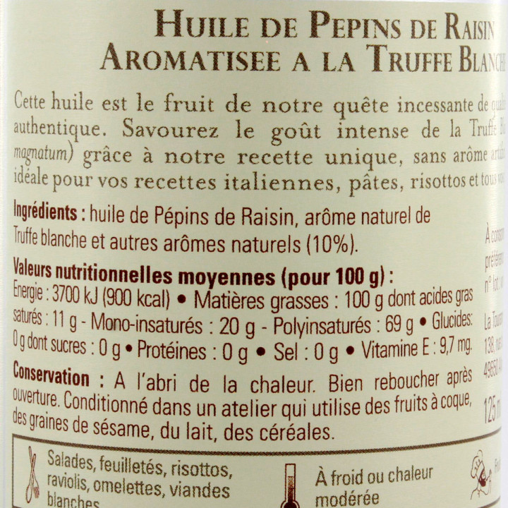 Duo de Truffe Noire et Blanche 2*125ml - La Tourangelle