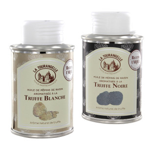 Duo de Truffe Noire et Blanche 2*125ml - La Tourangelle