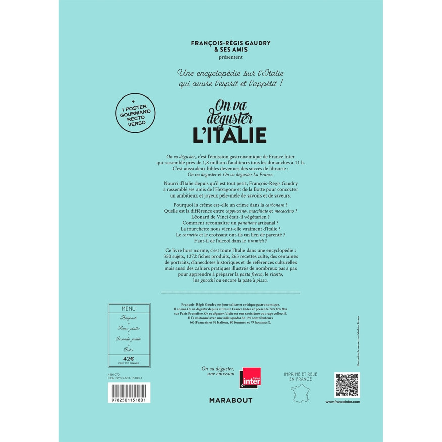 On va deguster l´Italie - Marabout