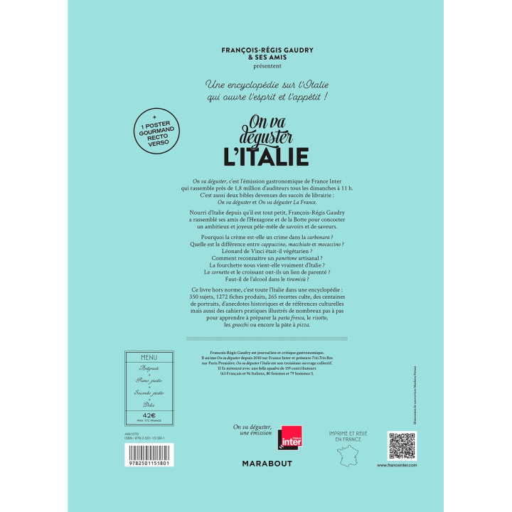 On va deguster l´Italie - Marabout