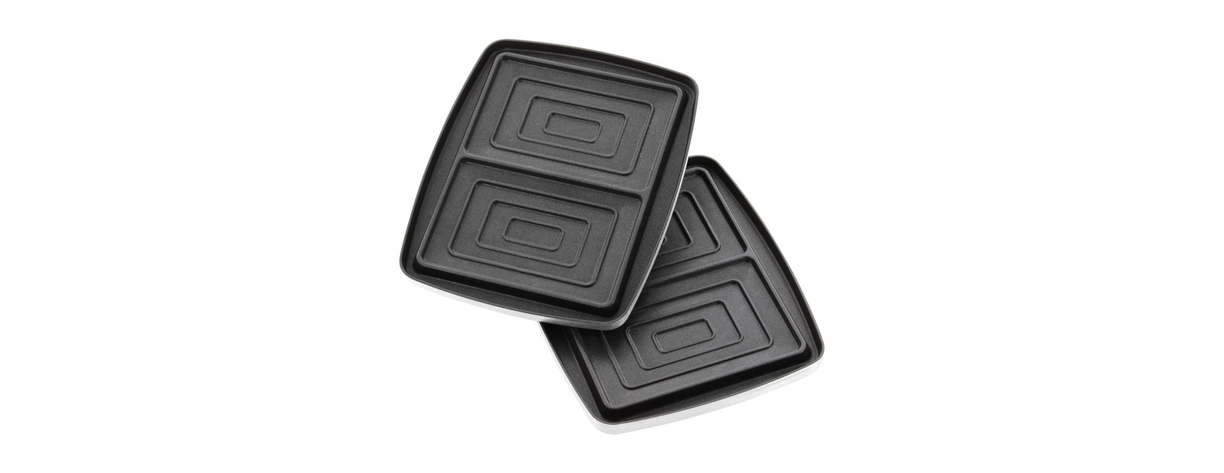 Accessoire : plaques antiadhérentes 2 croque-monsieurs pour