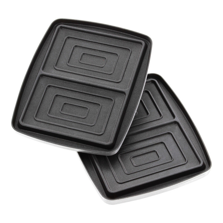 Accessoire : plaques antiadhérentes 2 croque-monsieurs pour 