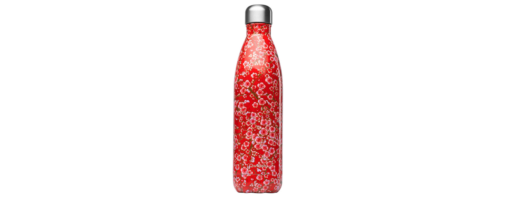 Bouteille isotherme inox 500ml Flower rouge - Qwetch