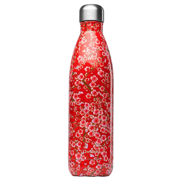 Bouteille isotherme inox 500ml Flower rouge - Qwetch