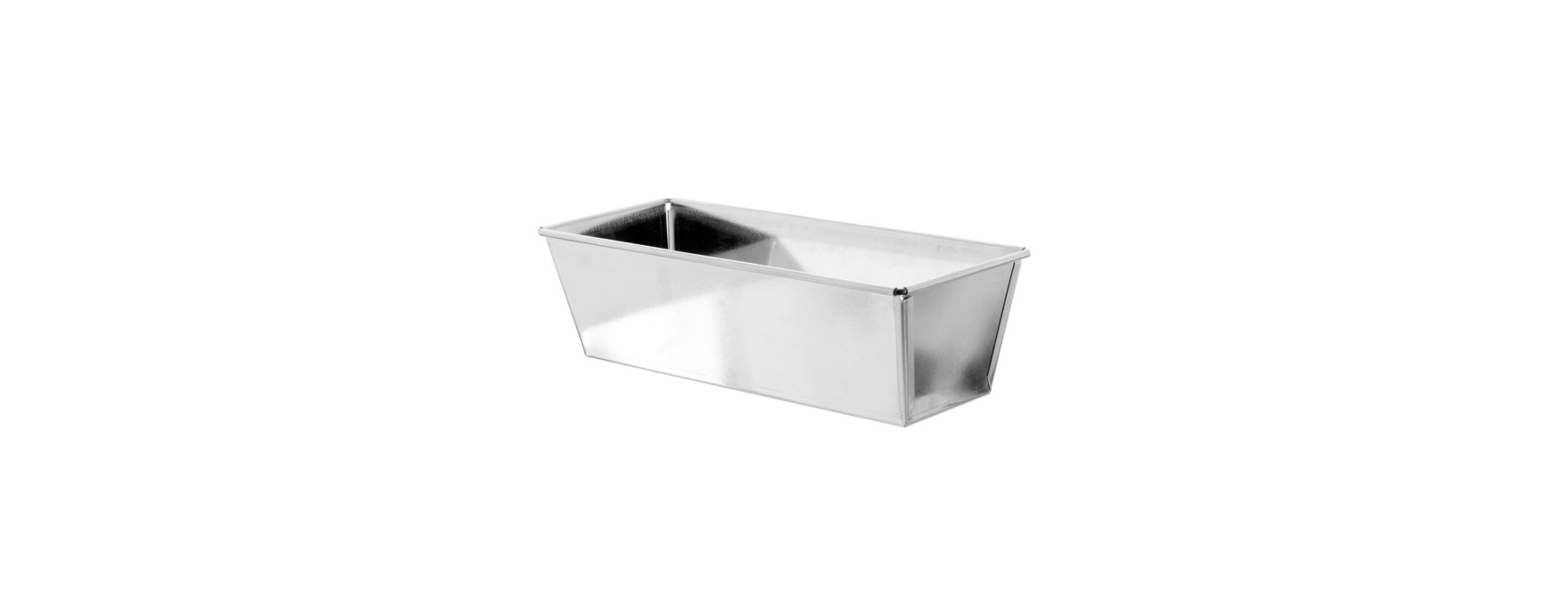 Moule à cake en fer blanc 8/9 parts 24 cm - Alice Délice