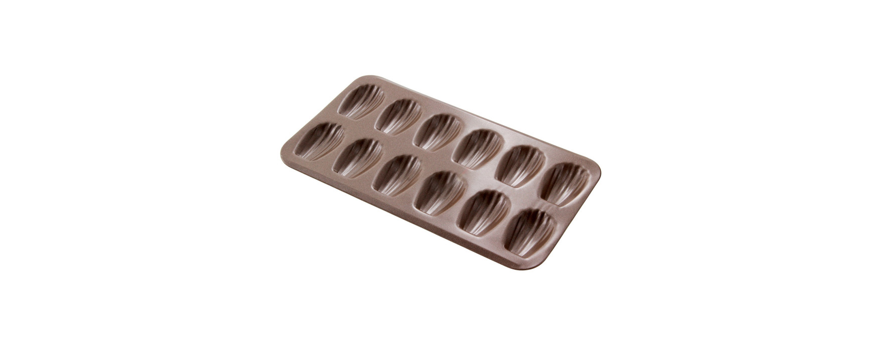 Moule 12 madeleines anti adhérent 39 cm - Alice Délice
