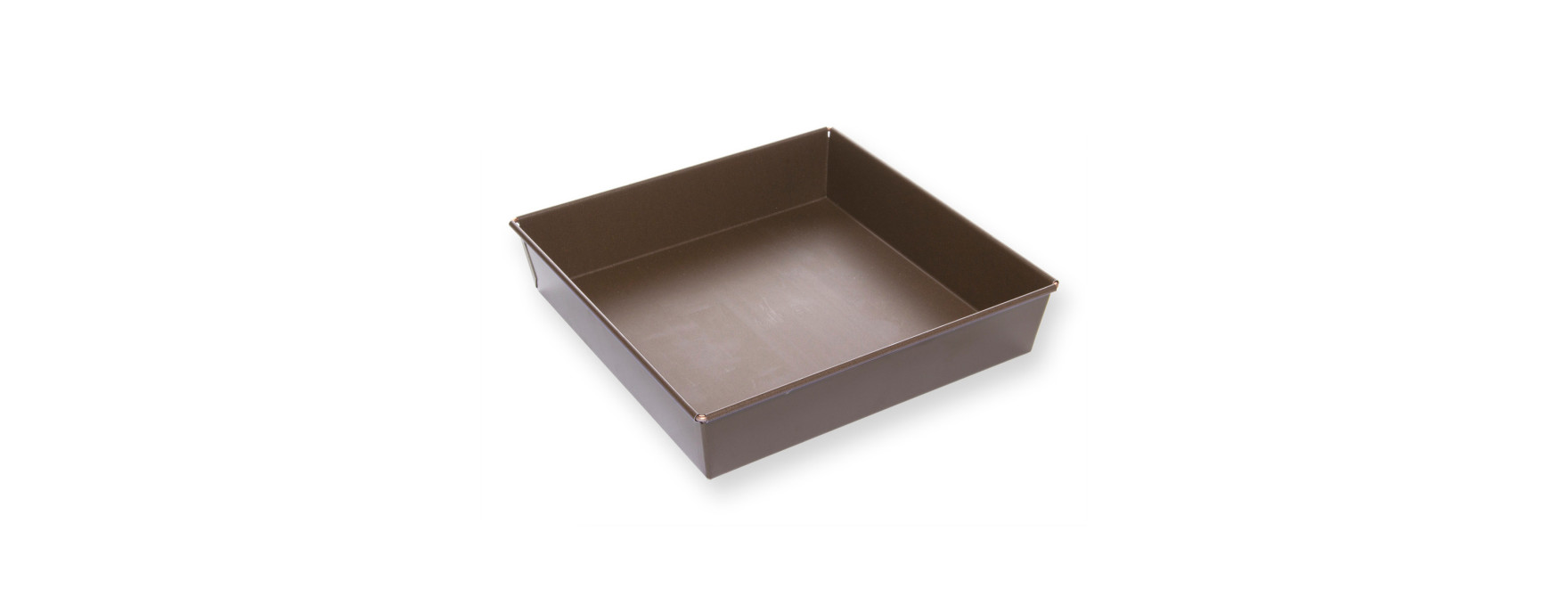 Moule carré en métal anti-adhérent 9/12 parts 22 cm - Alice 