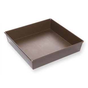 Moule carré en métal anti-adhérent 9/12 parts 22 cm - Alice 