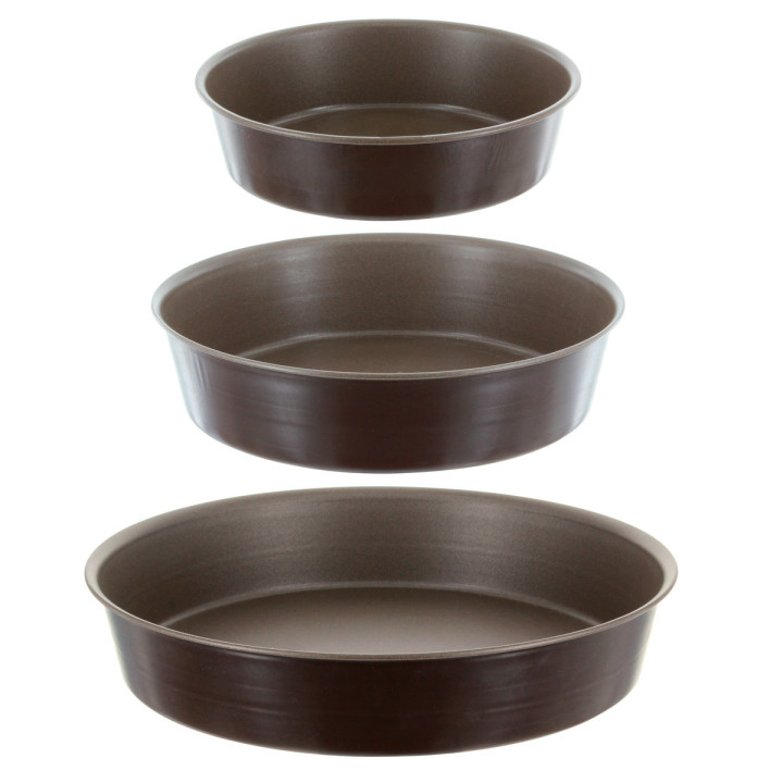 Moule à manqué en métal anti adhérent 4/6 parts 20 cm - Alic