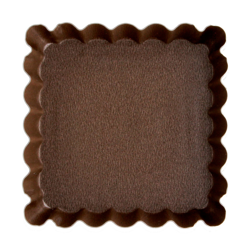 Moule à tartelette carré en métal anti adhérent 10 cm - Alic