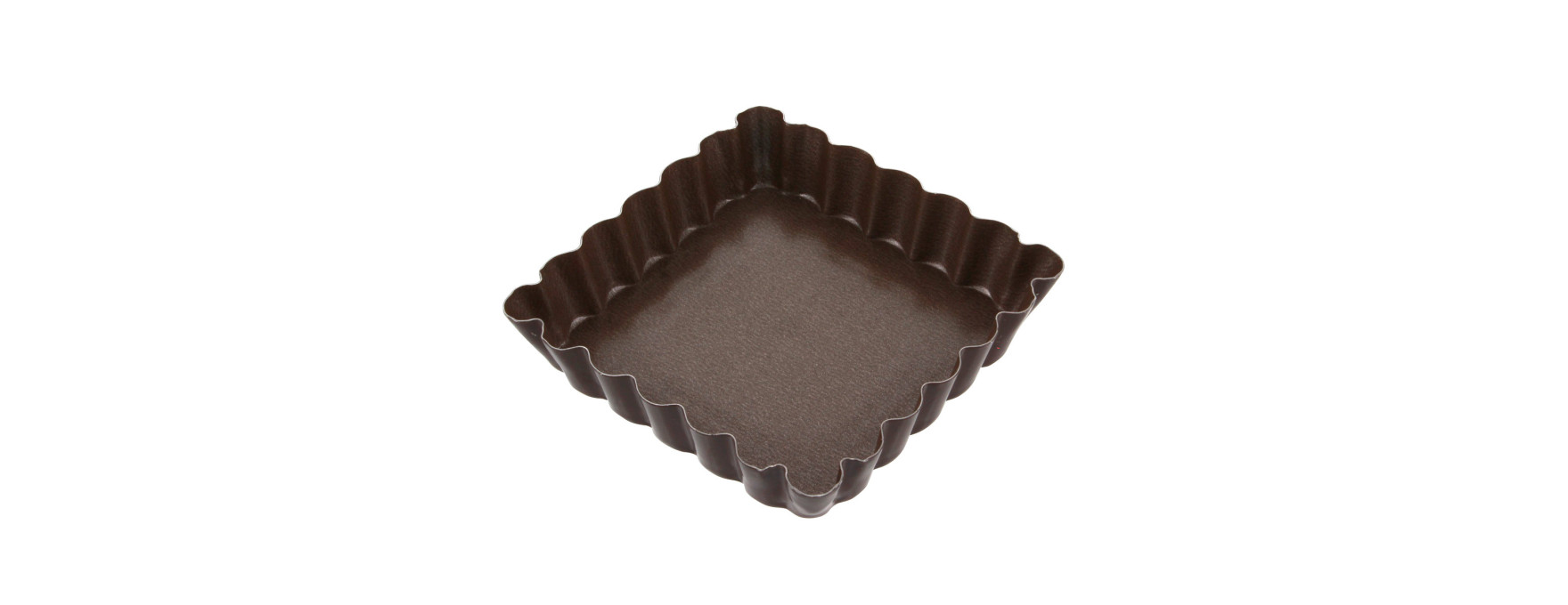 Moule à tartelette carré en métal anti adhérent 10 cm - Alic