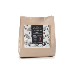 Chocolat au lait à pâtisser Equatoriale Lait 35% 1 kg - Valr