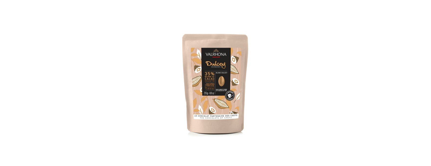 Chocolat blond à pâtisser Dulcey 32% 250 gr - Valrhona