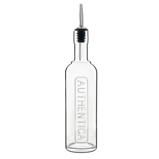 Bouteille d´huile en verre avec bec verseur 500 ml - Bormiol