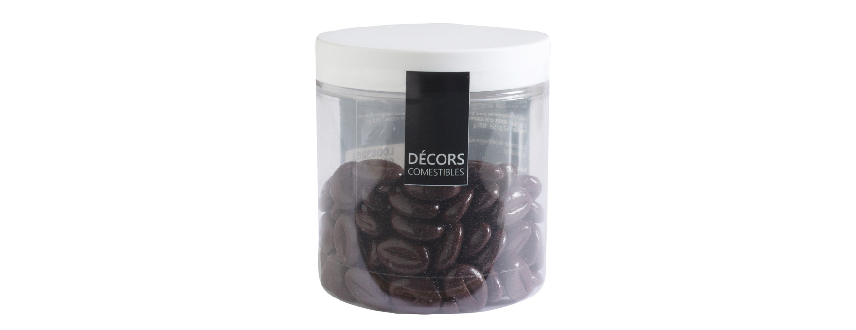 Décor en chocolat : grains de café en chocolat 100 gr