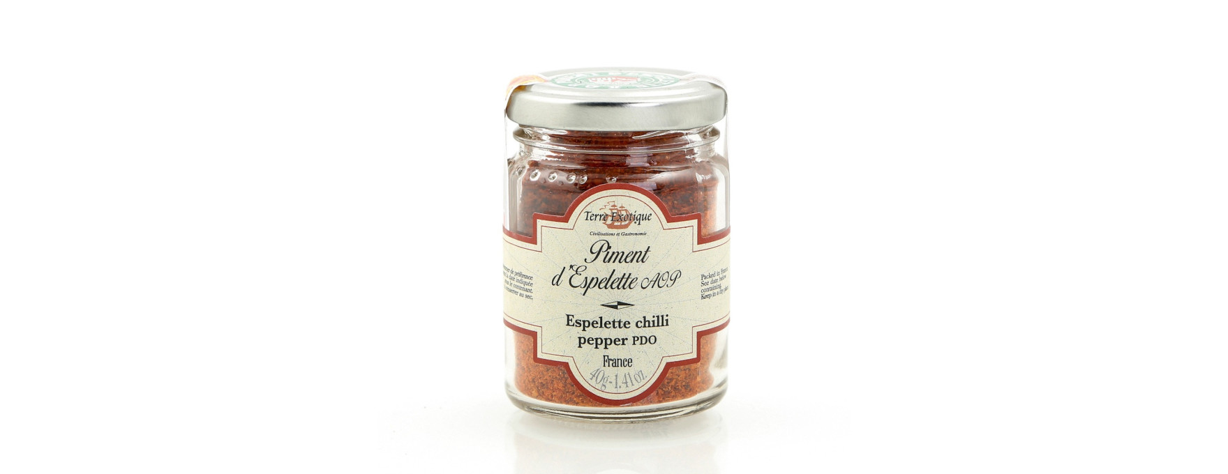 Piment d´Espelette AOP 40 g - Terre Exotique