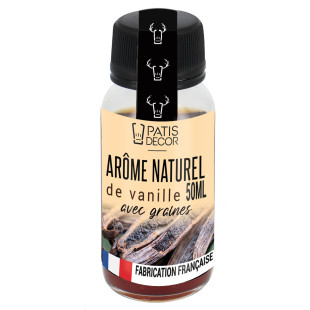 Arôme alimentaire naturel de vanille avec graines 50 ml - Pa