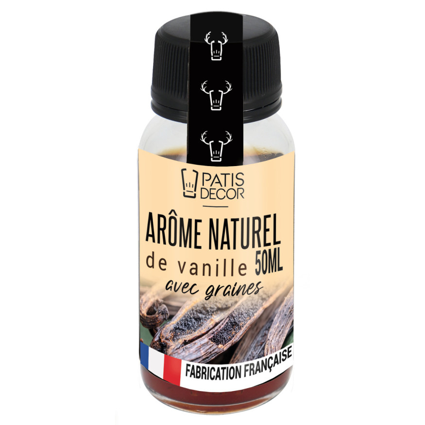 Arôme alimentaire naturel de vanille avec graines 50 ml - Pa