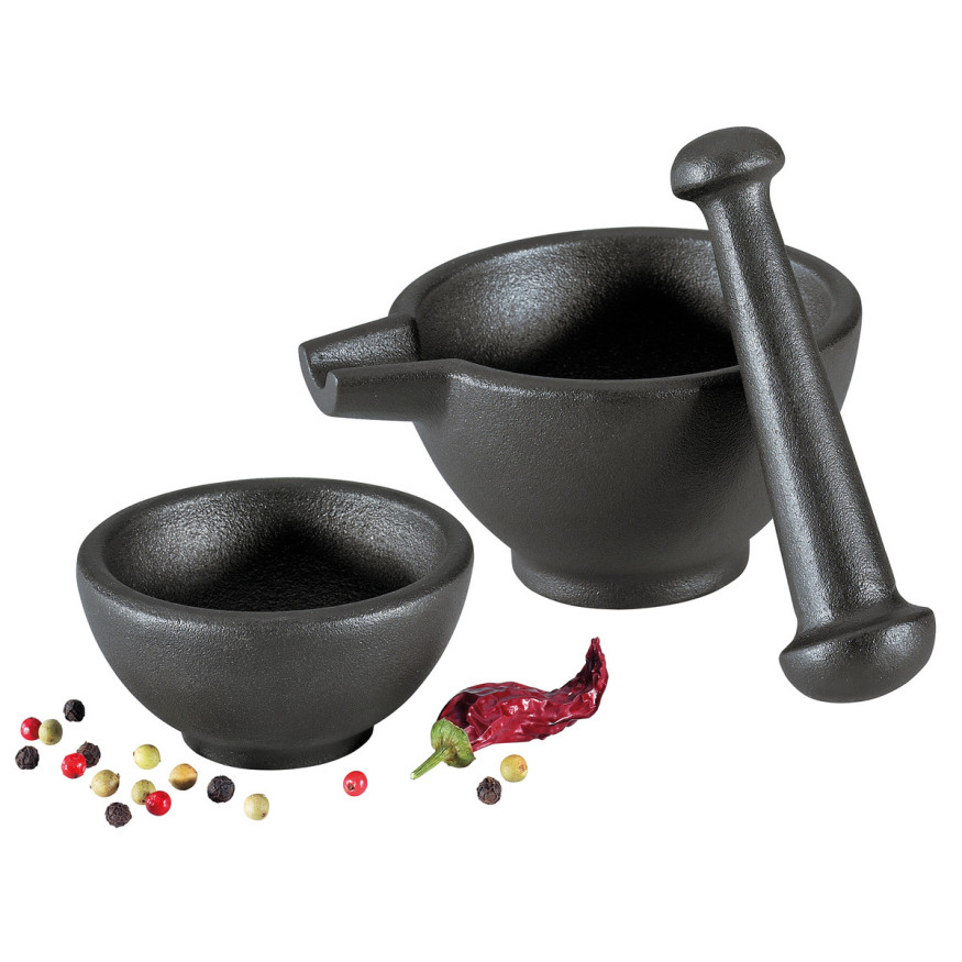 Mortier en fonte set de 3 piéces - Zassenhaus