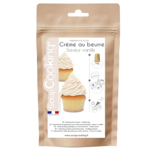 Préparation pour crème au beurre à la vanille 200 gr - Scrap
