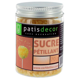 Sucre pétillant nature 50 gr - Patisdecor