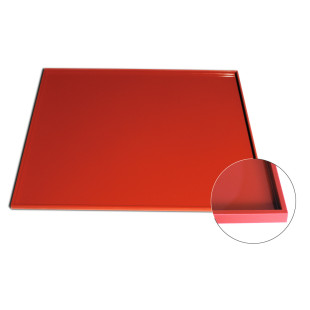 Tapis de cuisson rectangulaire à rebord en silicone idéal po