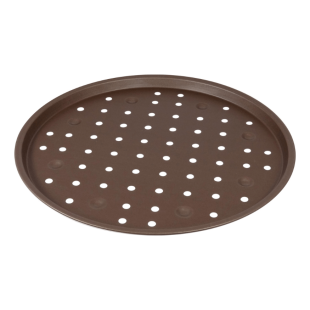 Plaque à pizza perforée anti adhérent diamètre 30 cm - Alice