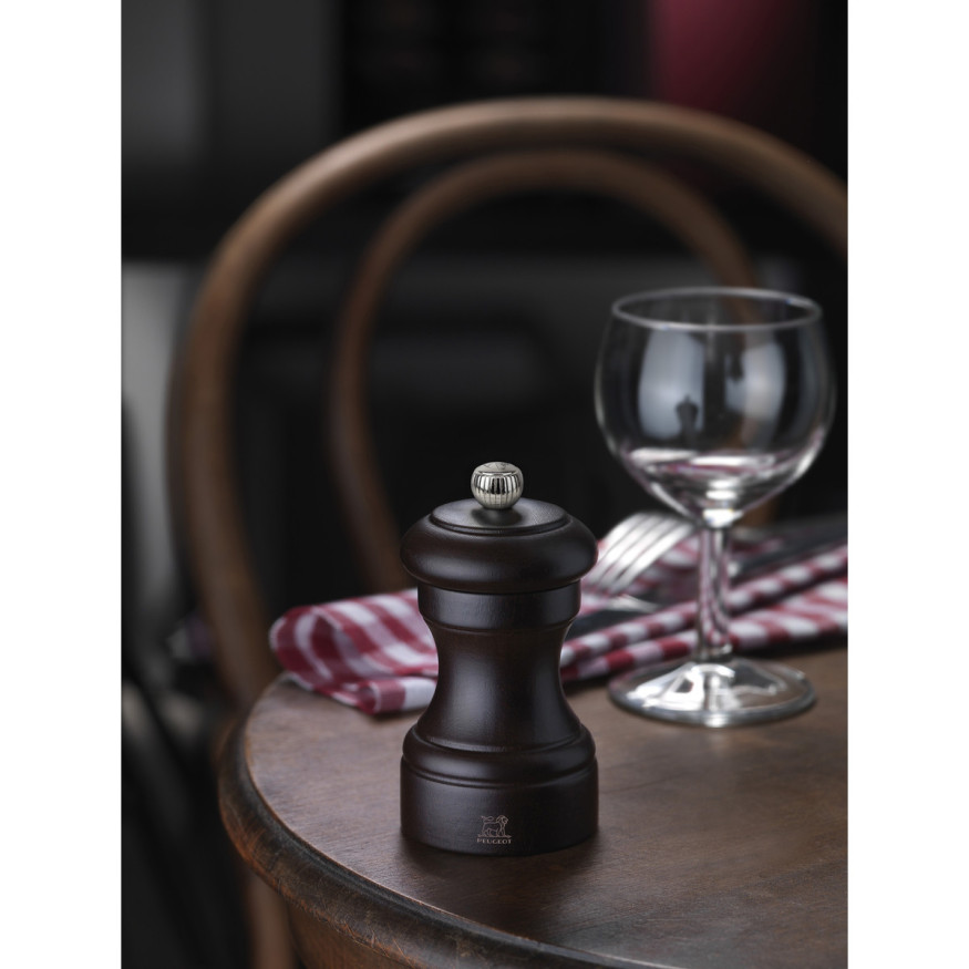 Duo moulin sel et poivre Bistro 10 cm en hêtre naturel - Peu