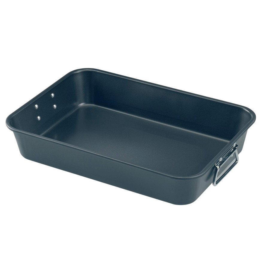 Plat à four revétu sans PFAS avec poignées retractables 30 x
