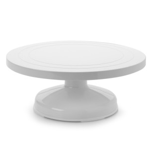 Plateau tournant en plastique blanc 31 x 13 cm - Ibili