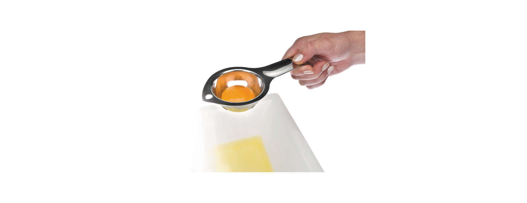 Séparateur à oeuf en inox 17 cm - Ibili
