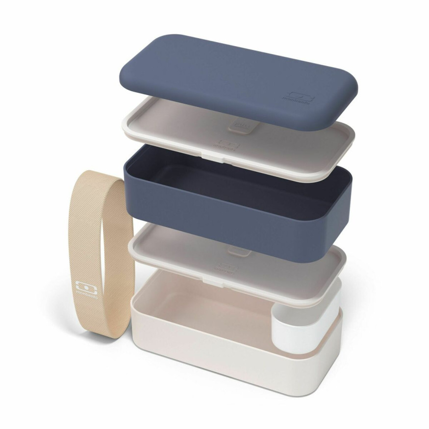 Bento MB original natural blue 1L 9.4 x 10 x 18.5 cm