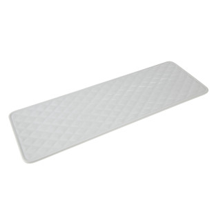 Plat à cake en porcelaine blanc 40.3 x 14 cm - Cosy Trendy
